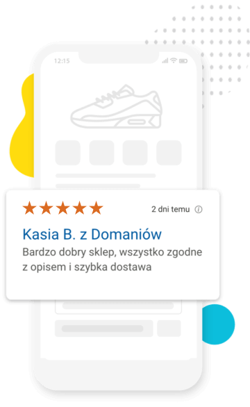 przykładowa opinia o produkcie z pięcioma gwiazdkami