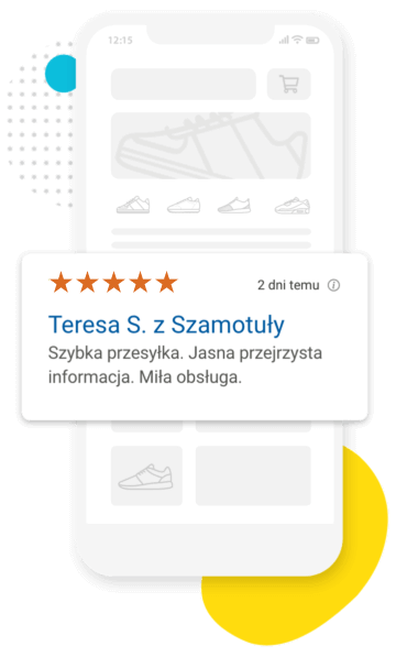przykładowa opinia o sklepie z pięcioma gwiazdkami